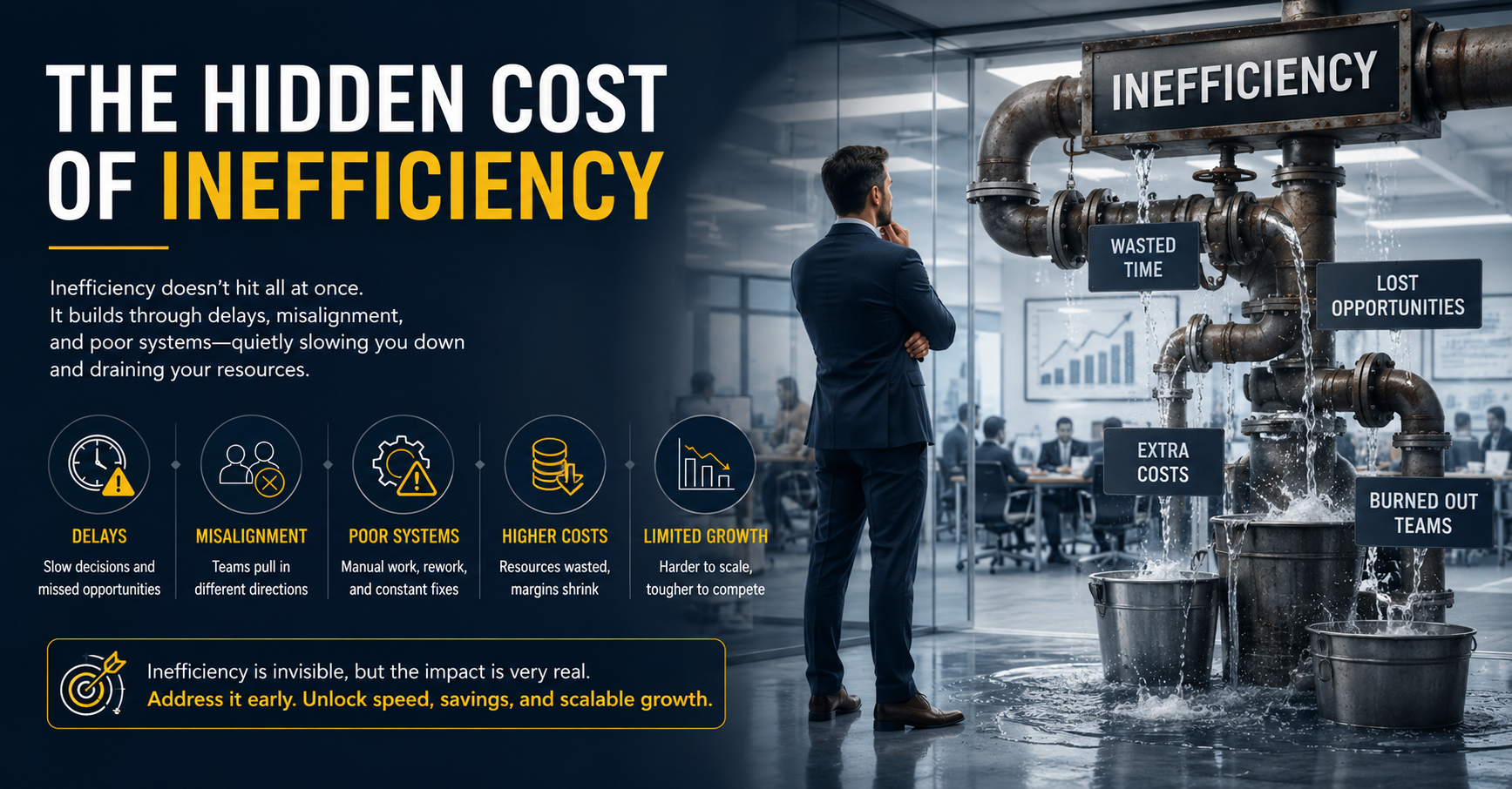 Poor System Operational Inefficiency in Business Growth